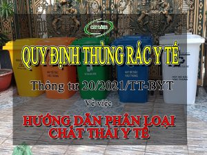 Quy định thùng rác y tế theo thông tư y tế mới nhất