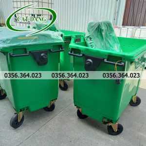 Thùng rác công nghiệp 660 lít giá rẻ
