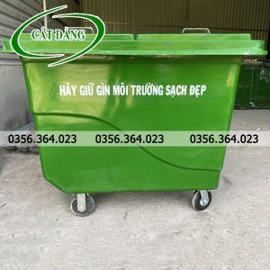 Thùng rác nhựa 660l giá rẻ