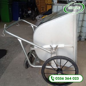 Xe thu gom rác 400 lít – Tôn