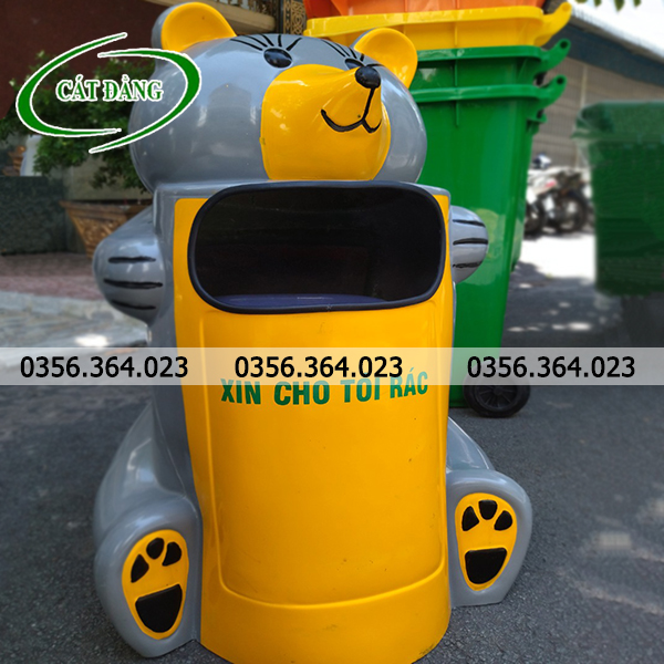 Thùng rác chim cánh cụt - TOP mẫu thùng rác hình thú rẻ bền
