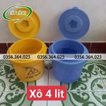 Xô nhựa y tế 4 lít