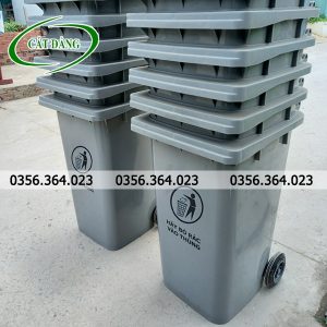 Thùng rác công cộng 240l cho phân loại