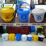 Xô y tế 14l có quai xách