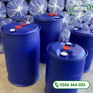 Thùng phuy nhựa 220 lít – kín nắp nhỏ