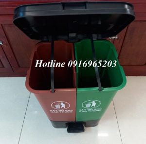 Thùng rác đạp chân