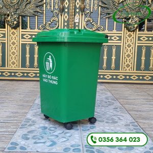 Thùng rác nhựa composite 60L