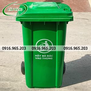 Thùng rác 240L 14Kg xanh lá