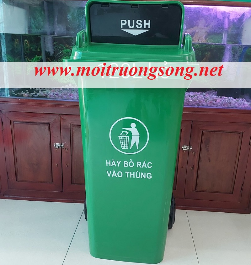 Thùng rác nắp hở 