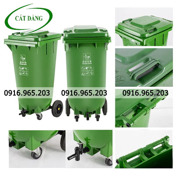 Thùng rác ủ phân hữu cơ 120L