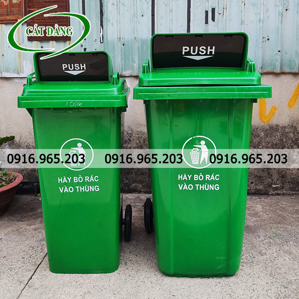 Thùng rác nắp hở 120L 240L
