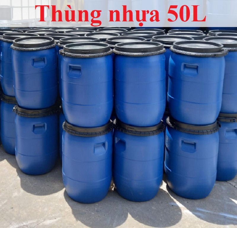 Thùng phuy nắp hở 50 lit