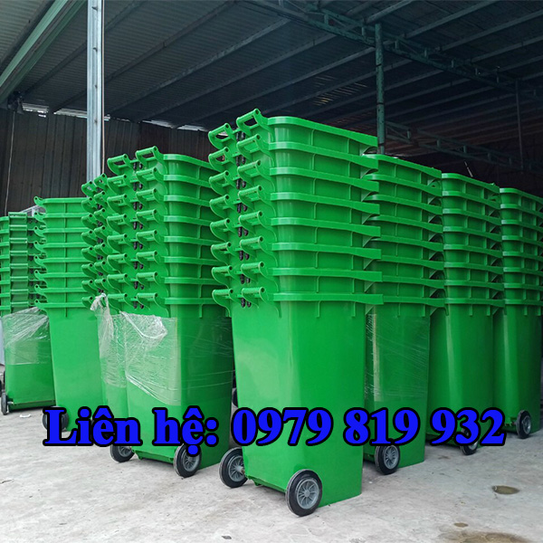 Thùng rác nhựa HDPE 250l