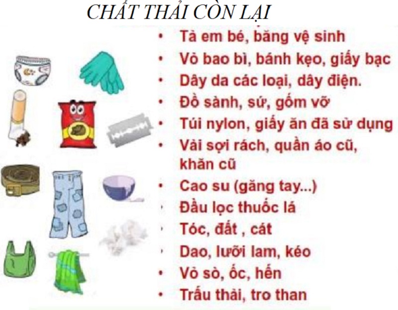 Cách phân loại rác của thùng rác 2 ngăn