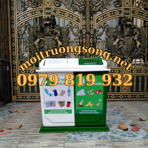 Thùng rác 2 ngăn