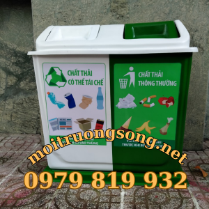 Thùng rác nhựa composite