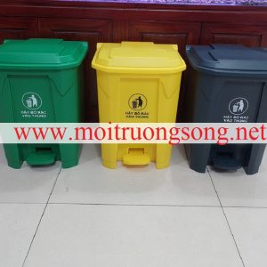 Thùng rác đạp chân 100 lit