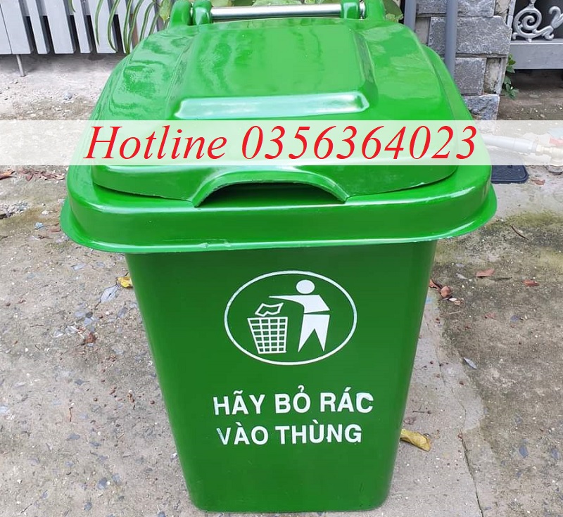 Thùng rác composite 60 lit