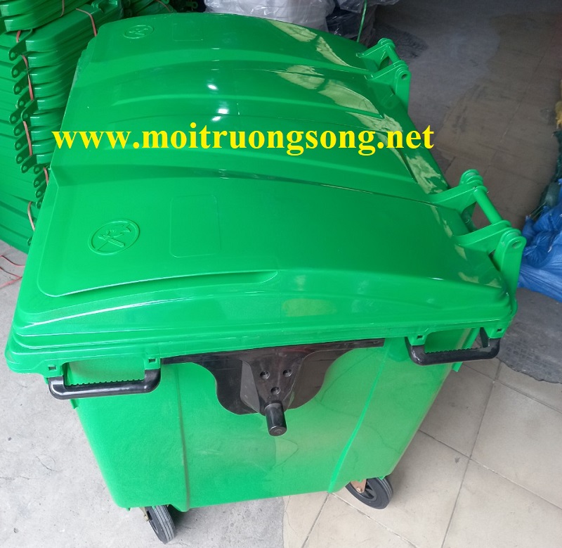 Xe đẩy rác 1000 lit