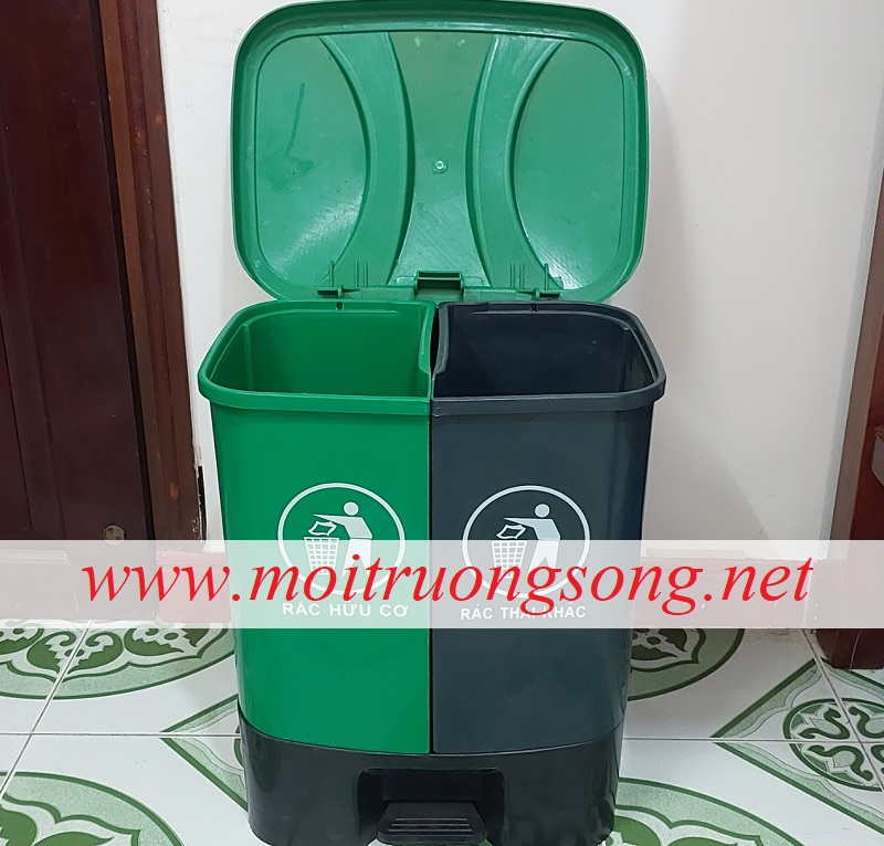 Thùng phân loại 2 ngăn