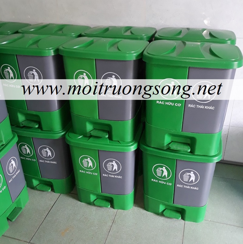 Thùng rác đạp chân 40 lit