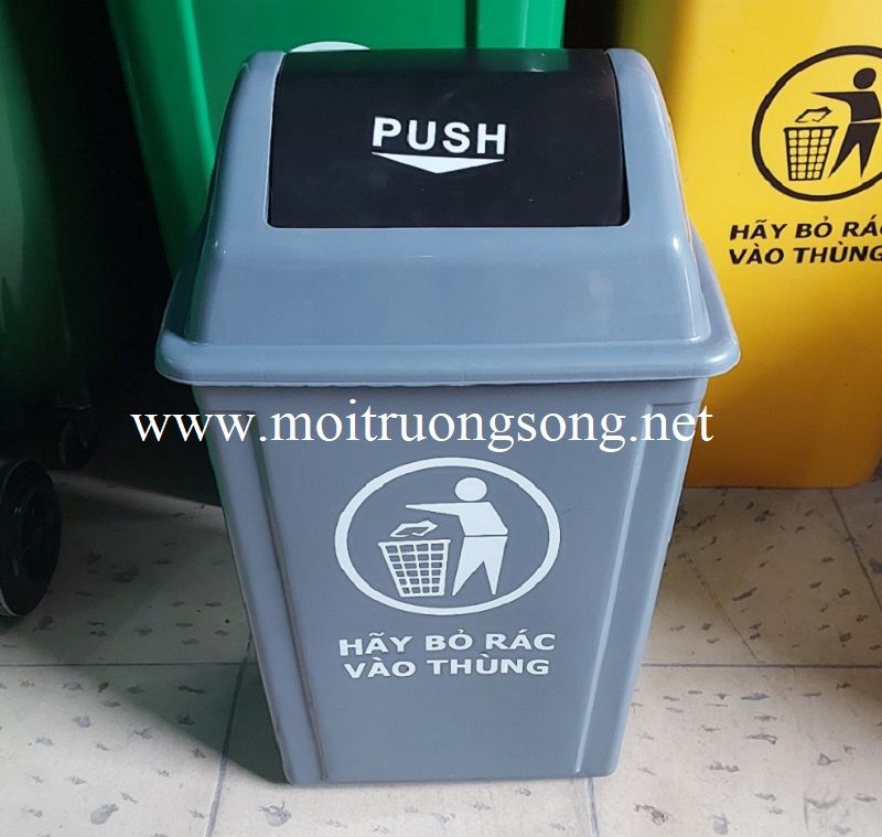Thùng rác nắp lật 
