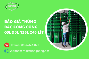 giá thùng rác công cộng