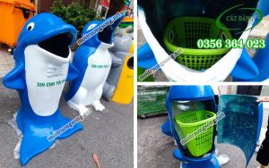thùng rác chim cánh cụt giá bao nhiêu