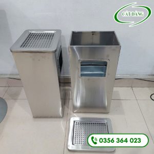 thùng rác inox