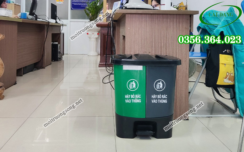 thùng rác văn phòng 