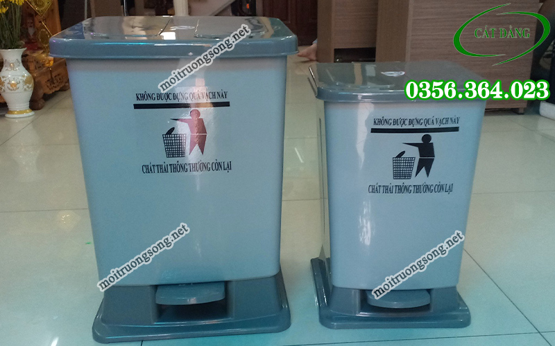 thùng rác văn phòng 