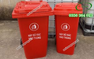 thùng rác màu đỏ có ý nghĩa gì