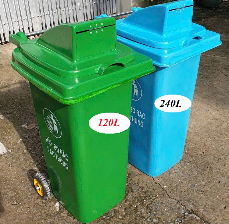 Thùng rác nắp hở
