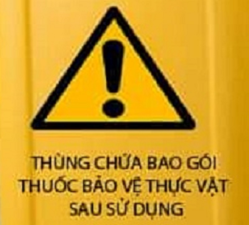 Thùng chứa vỏ thuốc