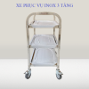 Xe phục vụ 3 tầng bằng Inox