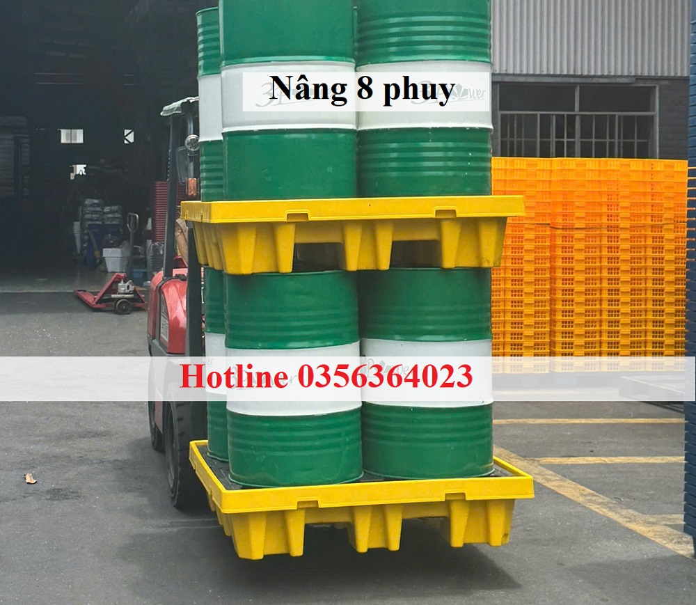 Pallet chống tràn hóa chất