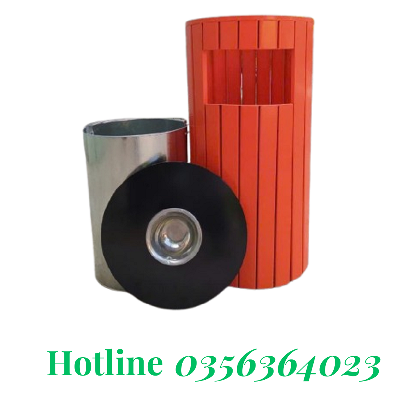 Thùng rác gạt tàn tròn