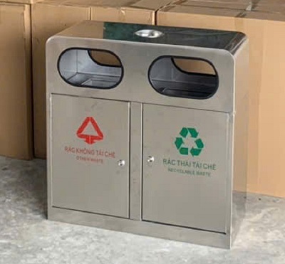 Thùng rác inox cao cấp 