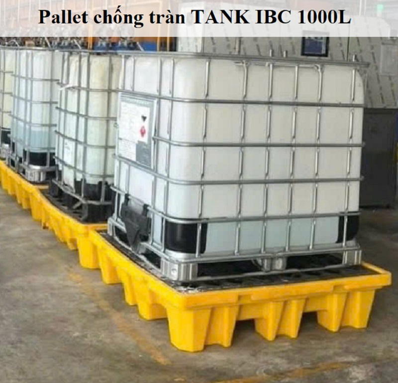 Pallet chống tràn 1Tank IBC