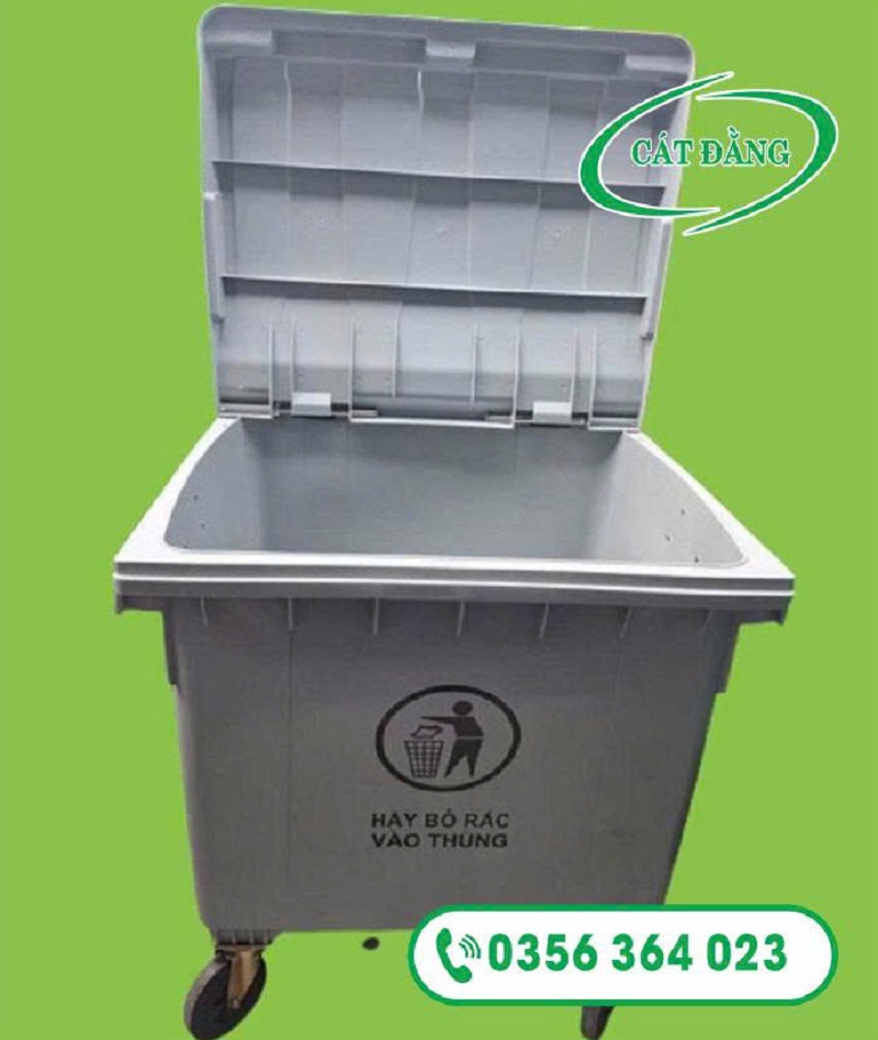 Thùng rác nhựa 1100 lit 