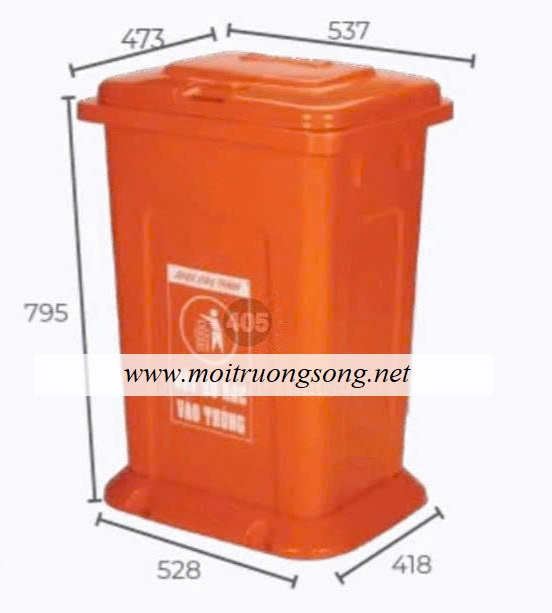 Thùng rác công công 100L 