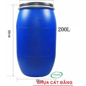 Thùng phuy nhựa nắp hở 200L