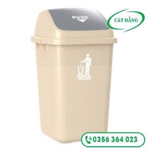 Thùng rác nắp lật vuông