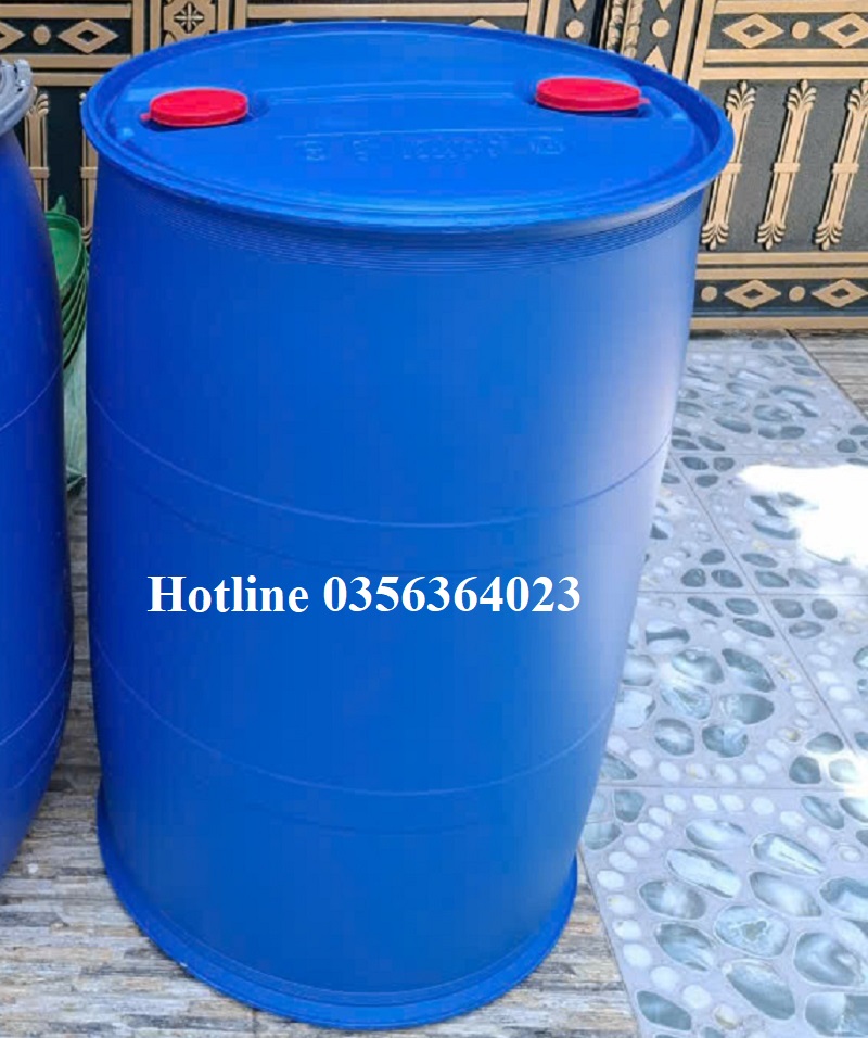 Thùng phuy nhựa nắp kín 200L