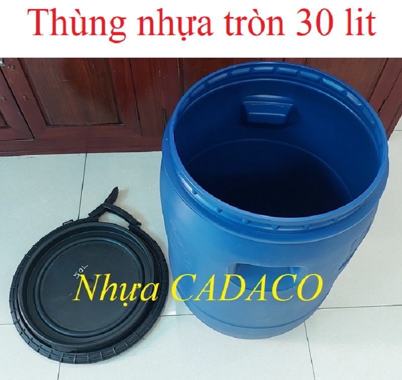 Thùng phuy tròn 30L
